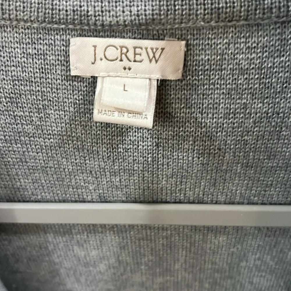 J. Crew Light Gray Knit Blazer